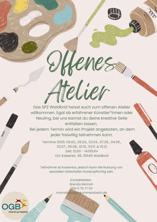Leider keine Bildbeschreibung für BrownGreenArtisticColorfulIllustrationArtWorkshopFlyer_20250120_131459_0000.png vorhanden.