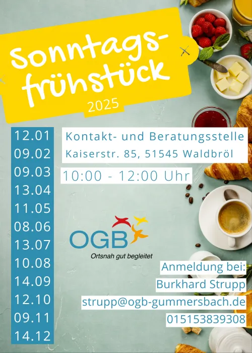 Leider keine Bildbeschreibung für Sonntagsfrühstück2025.png vorhanden.